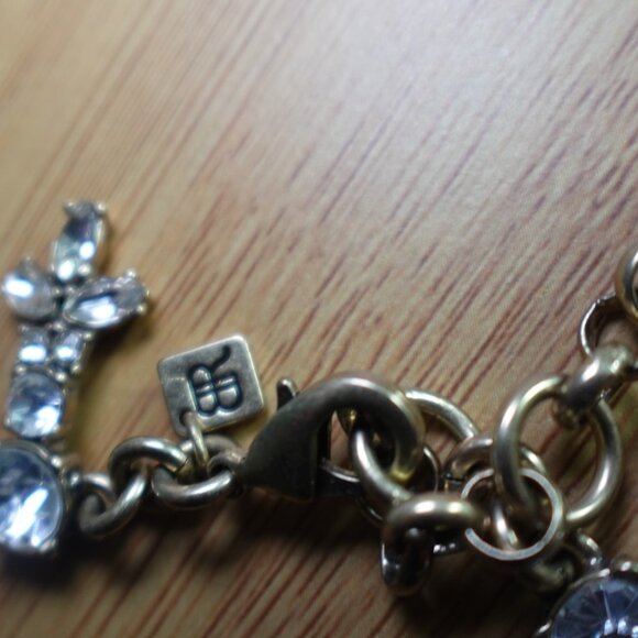 Banana Republic Gold Bejeweled Statement Necklace - Picture 5 of 10